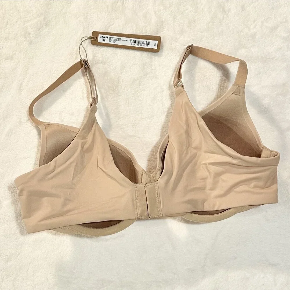 NWT SKIMS Smoothing Intimates Full Coverage Lightly Lined Bra in Clay - 36B - Picture 4 of 9